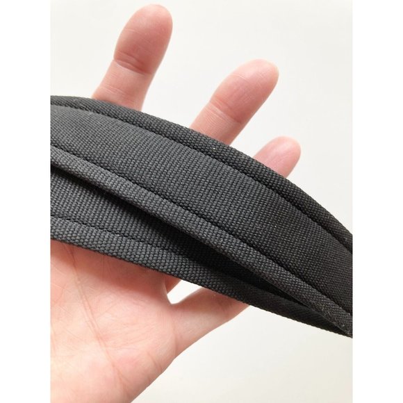 NWOT KATE SPADE Black Nylon Leather Crossbody Purse Strap, One Size - Picture 5 of 6